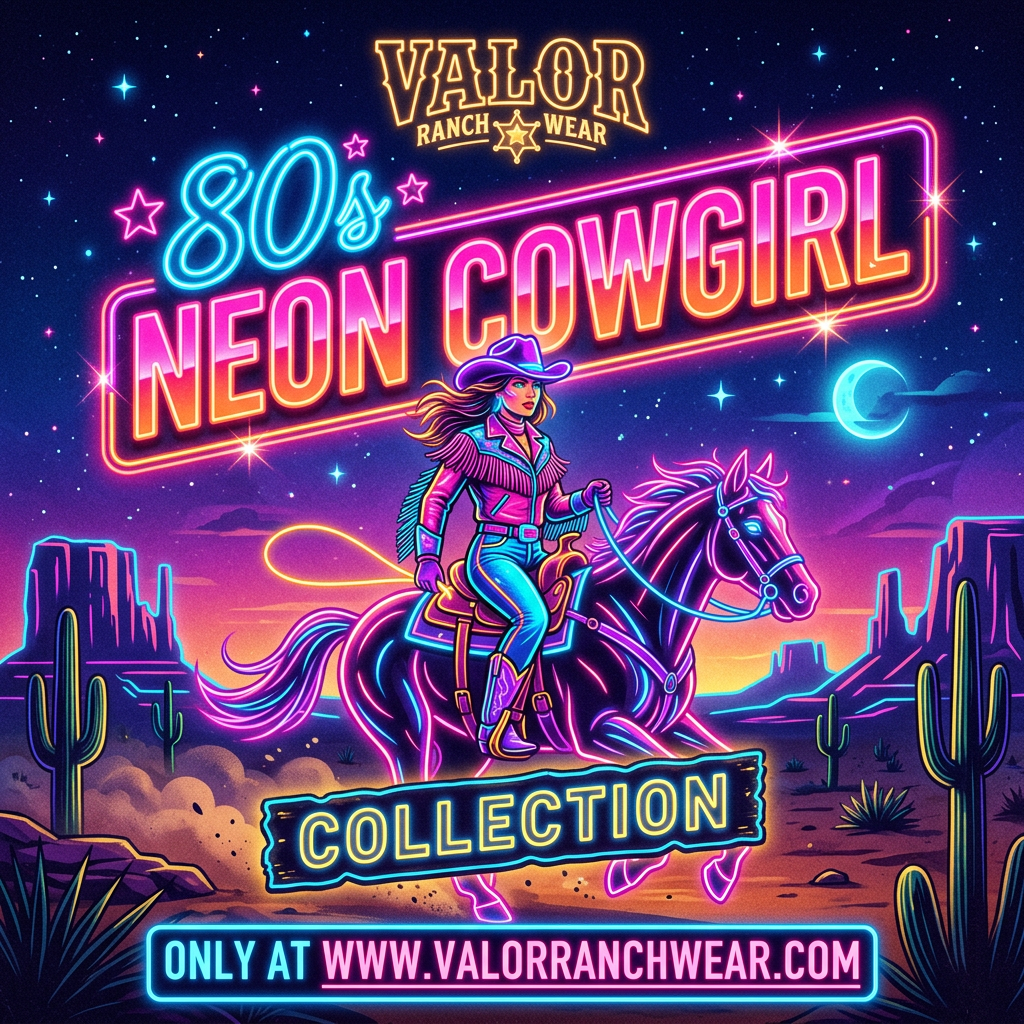 80s Neon Cowgirl Collection — Valor Ranch Wear