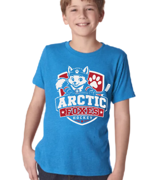 Arctic Foxes “Little Paws” Hockey Tee