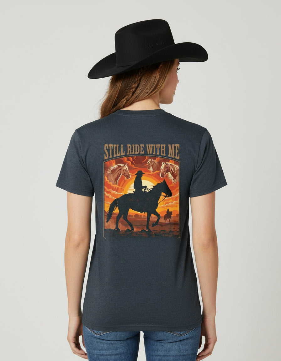 Still Ride With Me – Memorial Horse T-Shirt