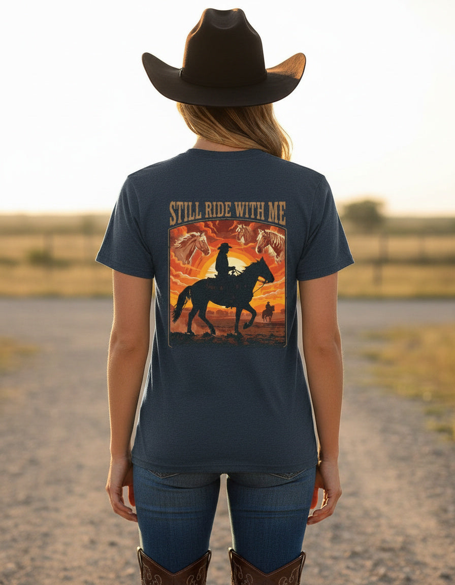 Still Ride With Me – Memorial Horse T-Shirt