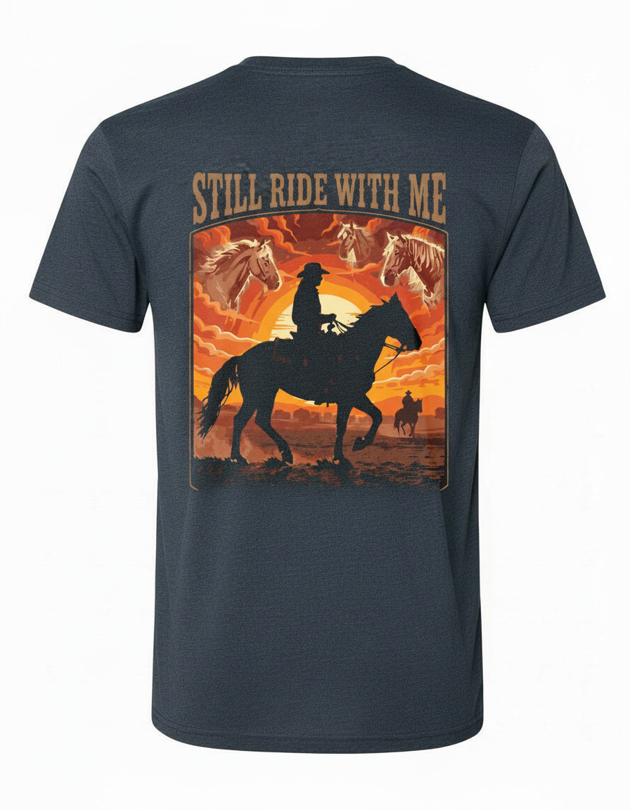 Still Ride With Me – Memorial Horse T-Shirt