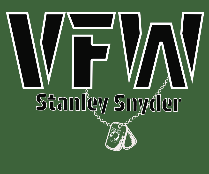 Stanley Snyder VFW 7465 — Valor Never Retires Full color T-Shirt