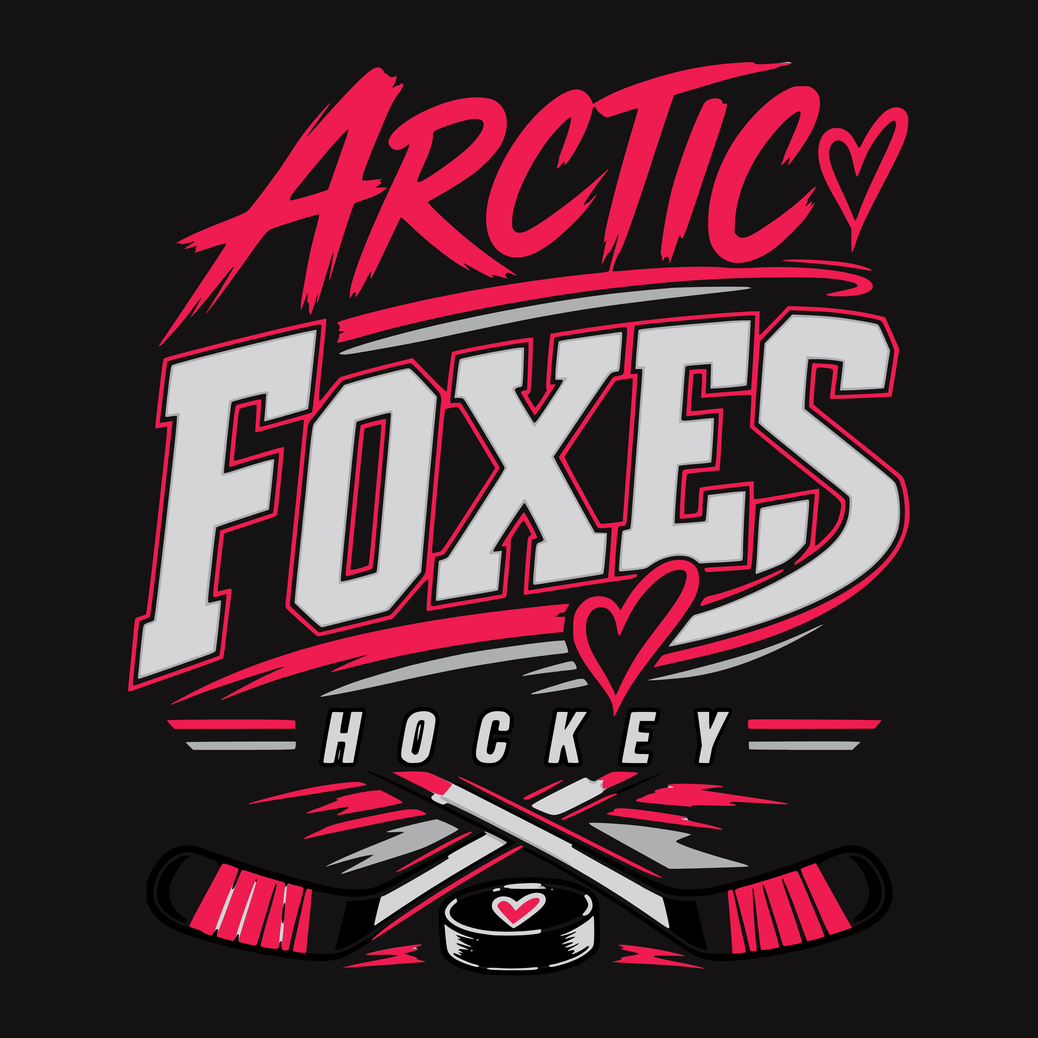 Arctic Foxes Hockey — Ice Hot Women’s and Girls  Tee