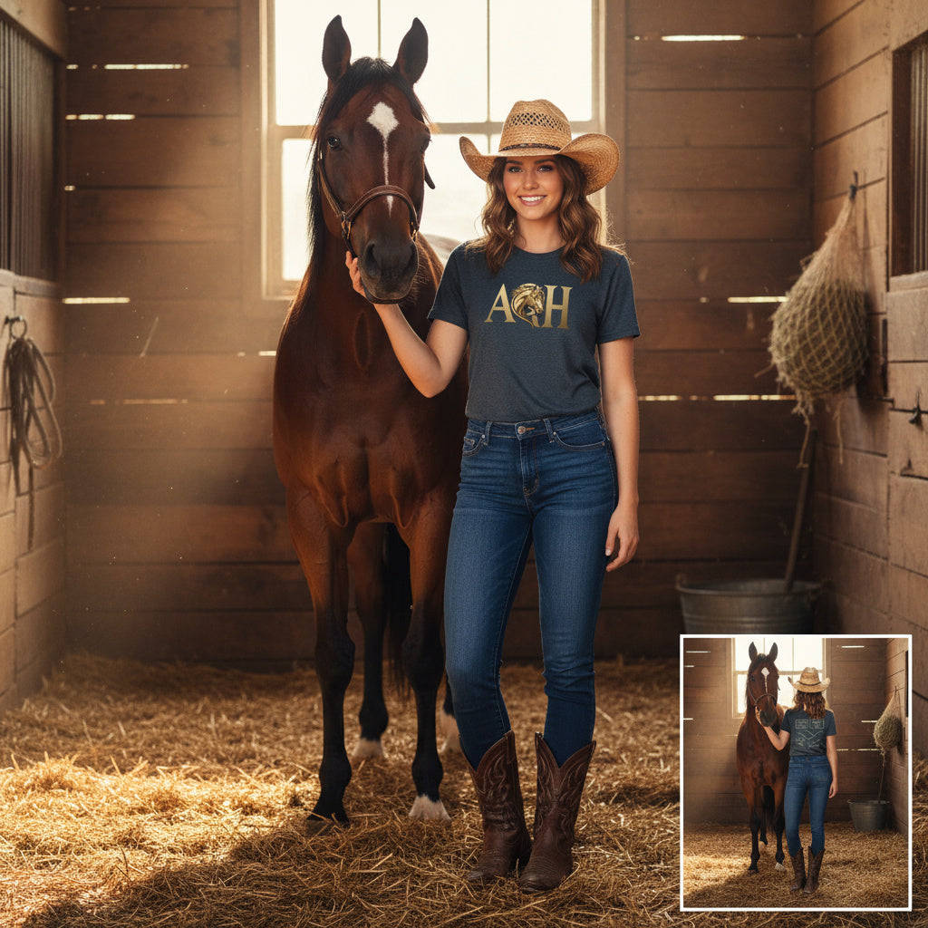 American Quarter Horse Anatomy Tee