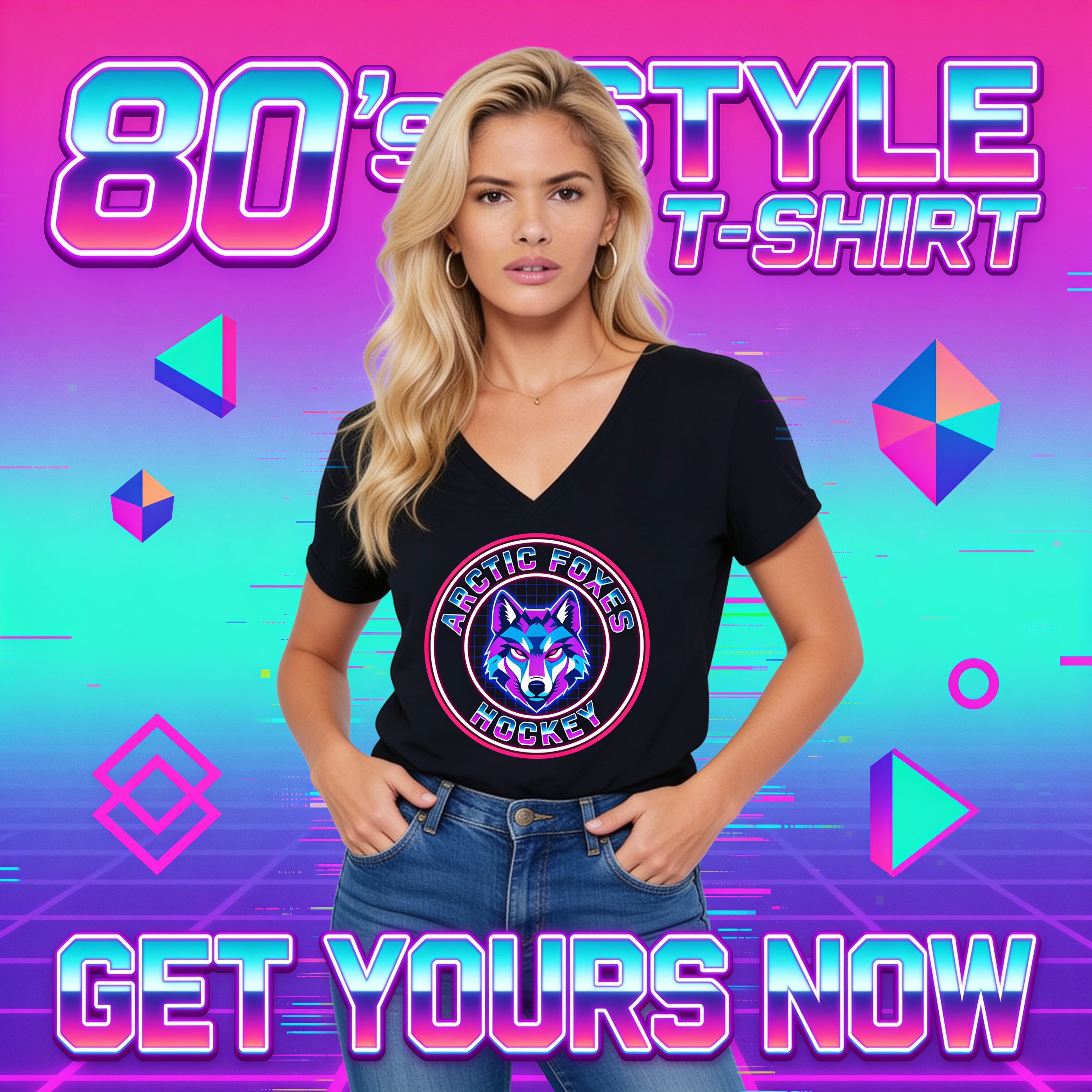 Arctic Foxes Hockey – Women’s 80s Retro Collection
