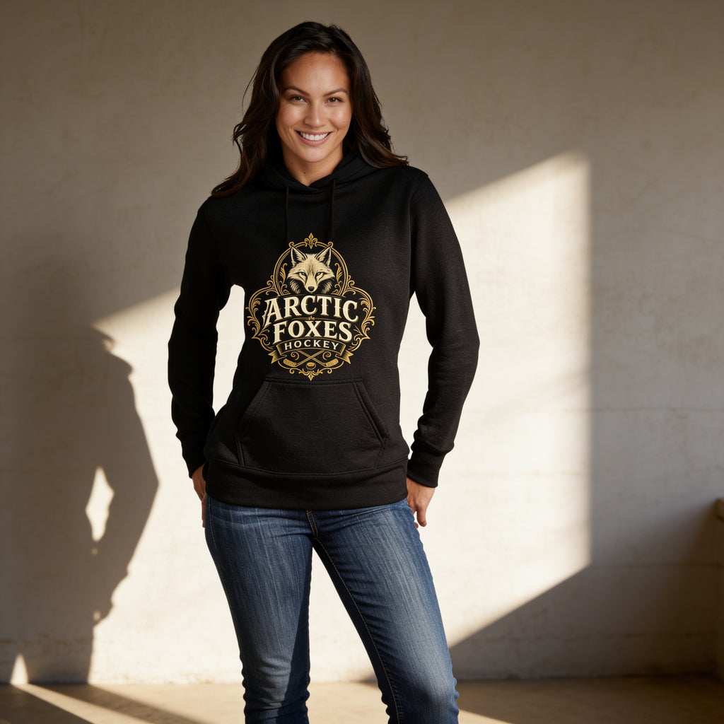 Arctic Foxes Hockey – Vintage Fox Collection womens hoodie
