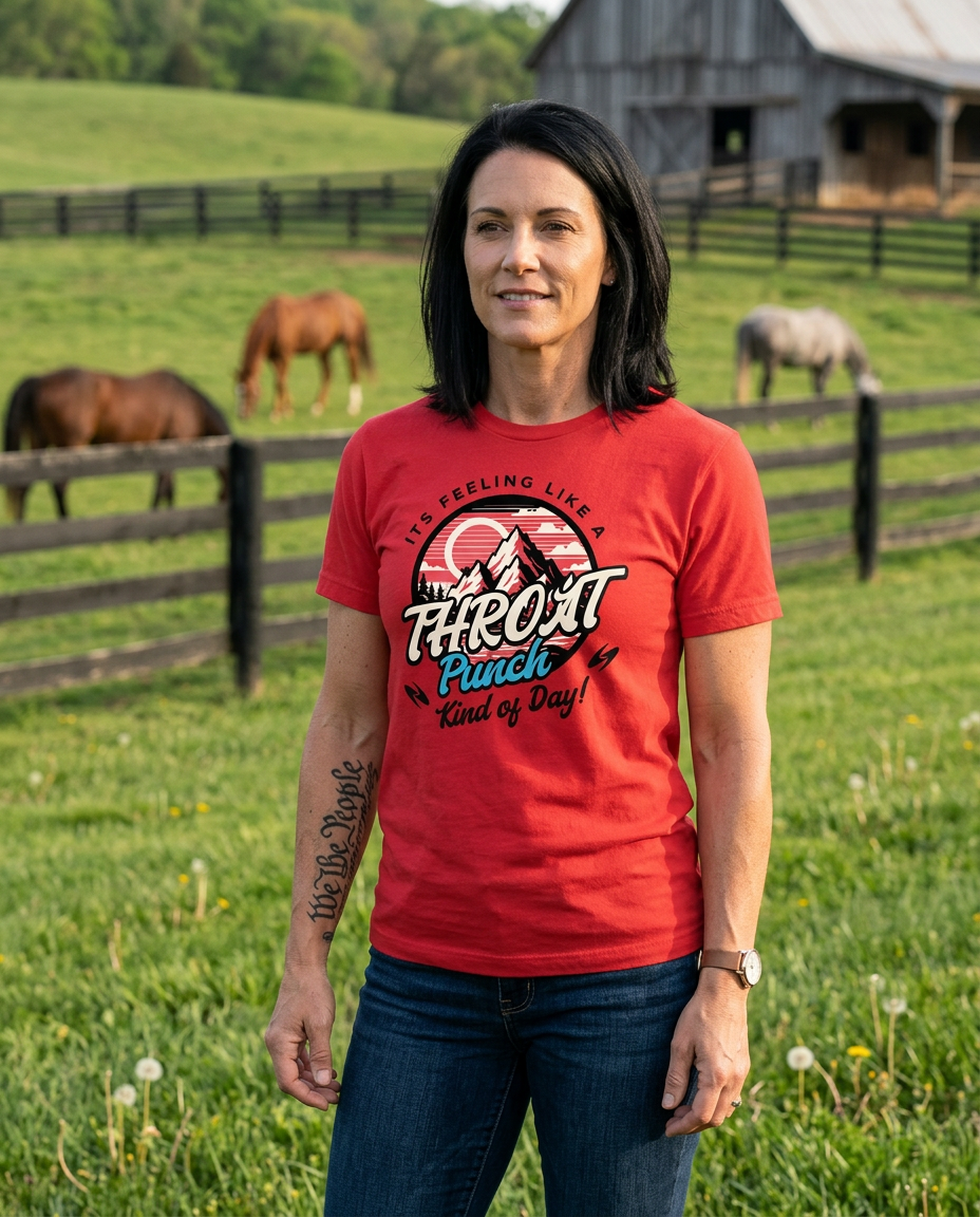 It’s Feeling Like a Throat Punch Kind of Day – Funny Attitude T-Shirt
