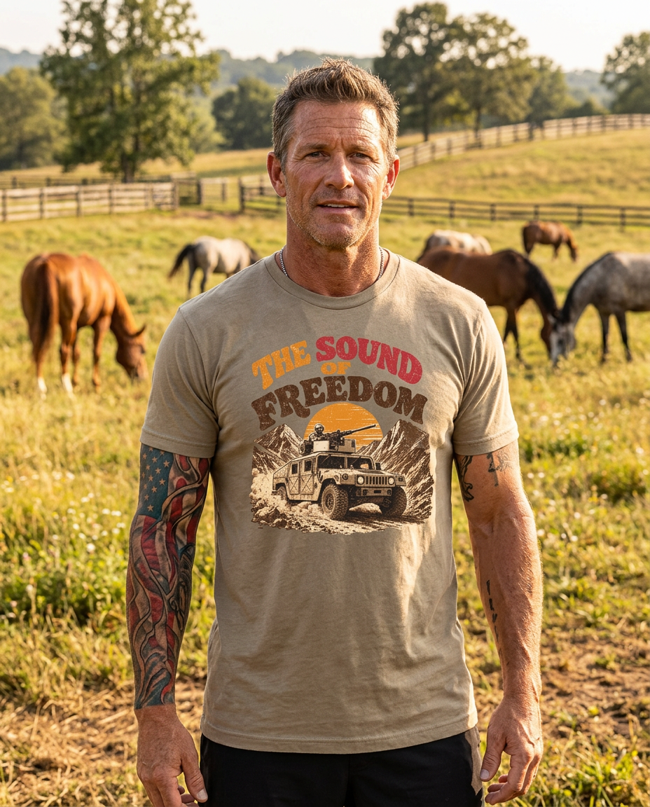 The Sound of Freedom – GWOT Veterans Tribute T-Shirt