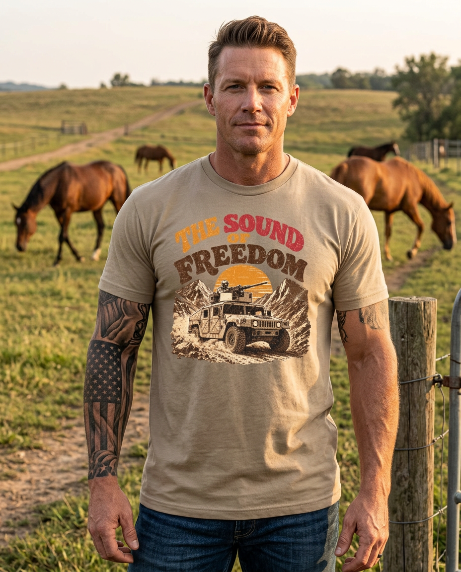 The Sound of Freedom – GWOT Veterans Tribute T-Shirt
