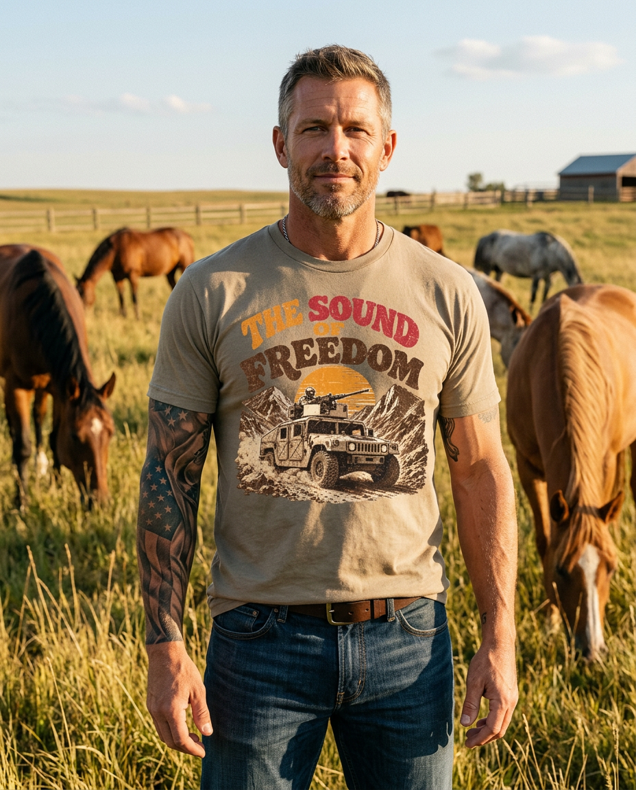 The Sound of Freedom – GWOT Veterans Tribute T-Shirt
