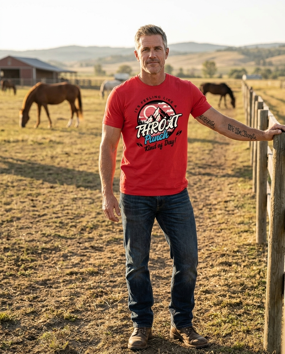 It’s Feeling Like a Throat Punch Kind of Day – Funny Attitude T-Shirt