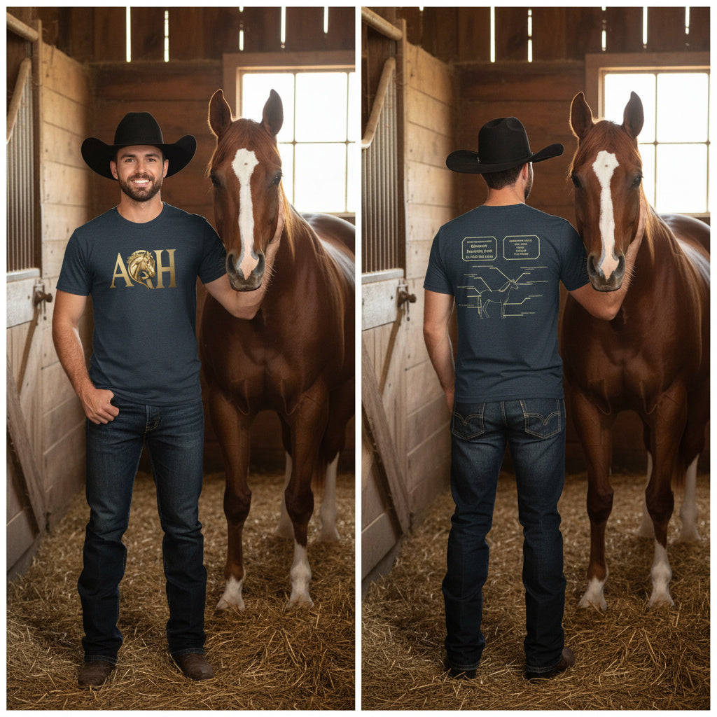 American Quarter Horse Anatomy Tee