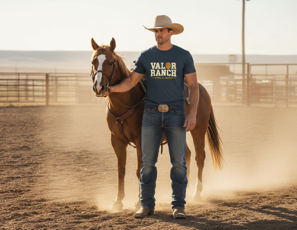 Valor Ranch – Mounted Shooting Tee classic
