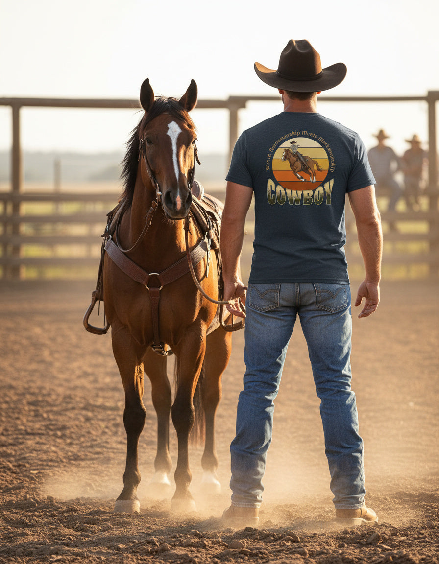 Valor Ranch – Mounted Shooting Tee classic
