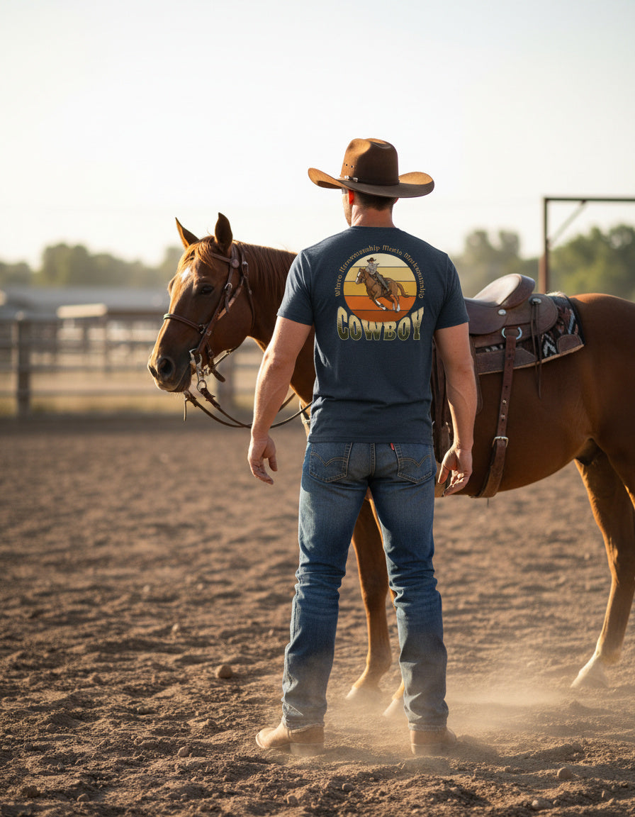 Valor Ranch – Mounted Shooting Tee classic