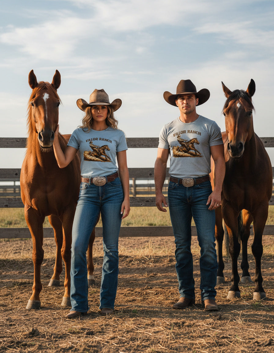 Valor Ranch Sliding Stop Tee