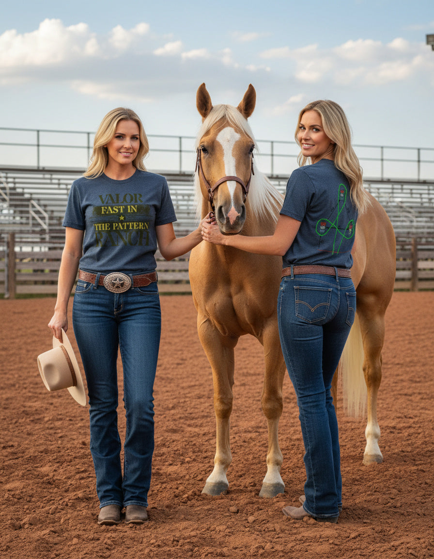 Valor Ranch – Sector of Fire Barrel Racing Tee