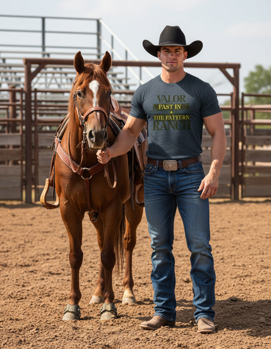 Valor Ranch – Sector of Fire Barrel Racing Tee
