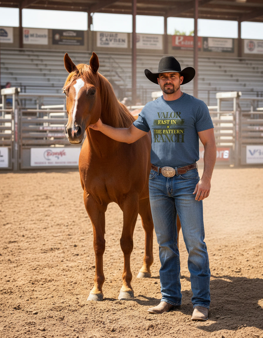 Valor Ranch – Sector of Fire Barrel Racing Tee