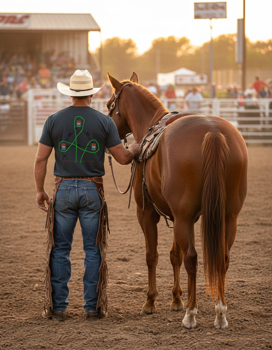 Valor Ranch – Sector of Fire Barrel Racing Tee