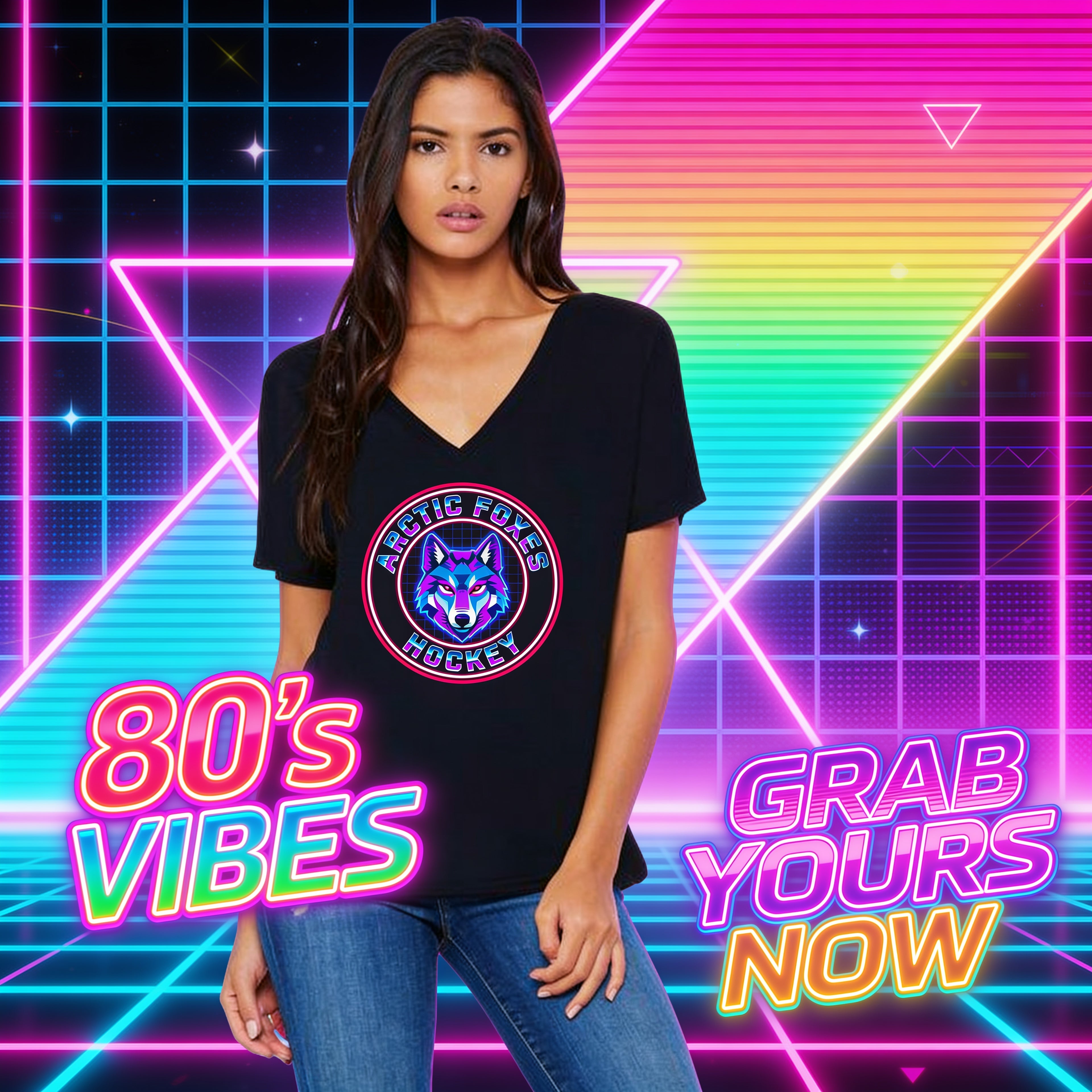 Arctic Foxes Hockey – Women’s 80s Retro Collection