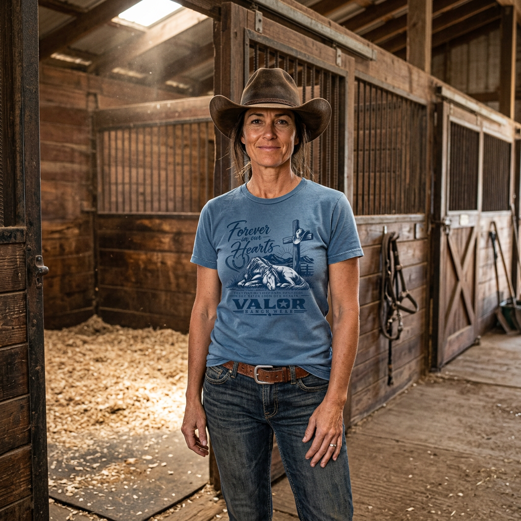 Forever in Our Hearts – Equine Memorial Tee