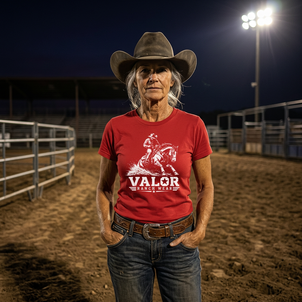 Stop With Intent – Valor Ranch Reining Tee