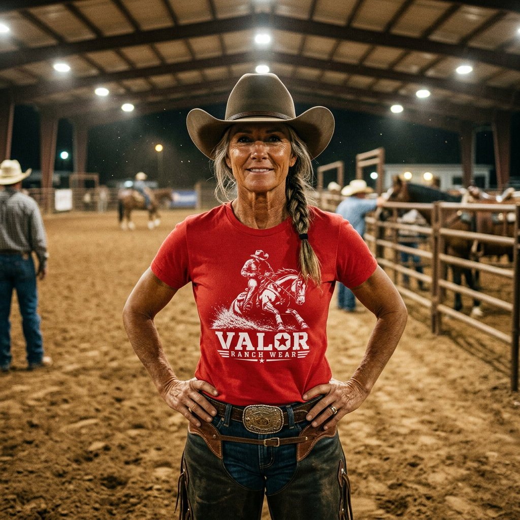 Stop With Intent – Valor Ranch Reining Tee