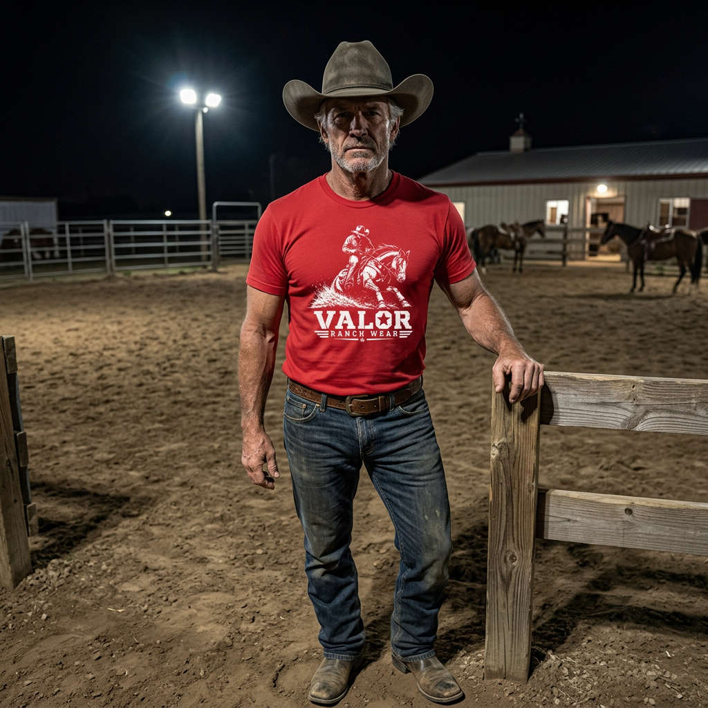 Stop With Intent – Valor Ranch Reining Tee