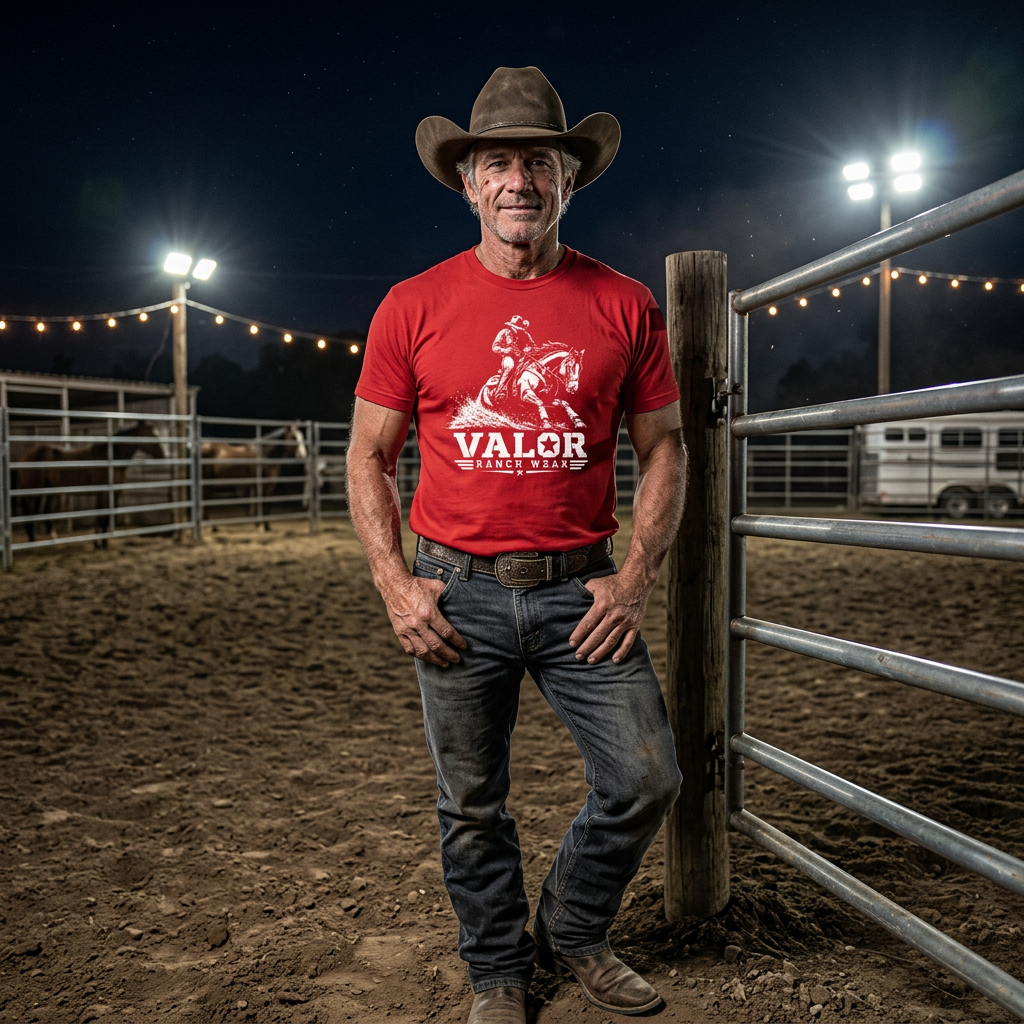 Stop With Intent – Valor Ranch Reining Tee