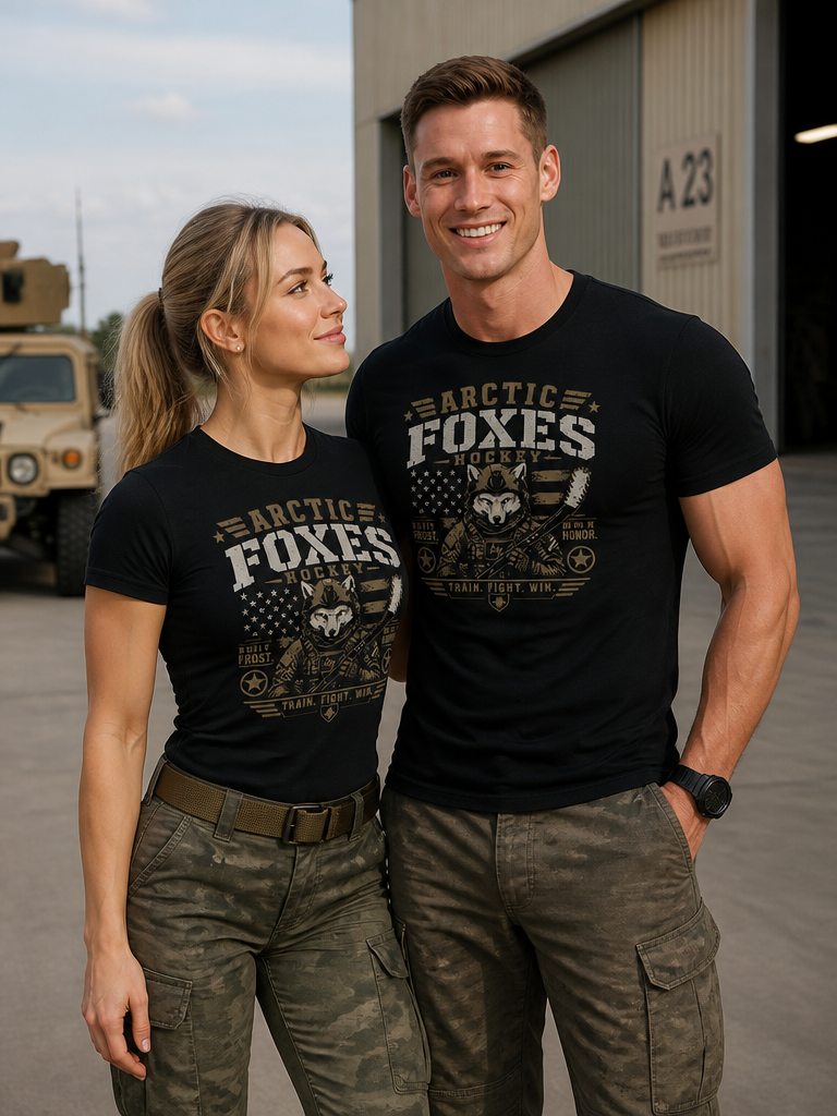 Arctic Foxes Hockey – Train. Fight. Win. Tactical Tee