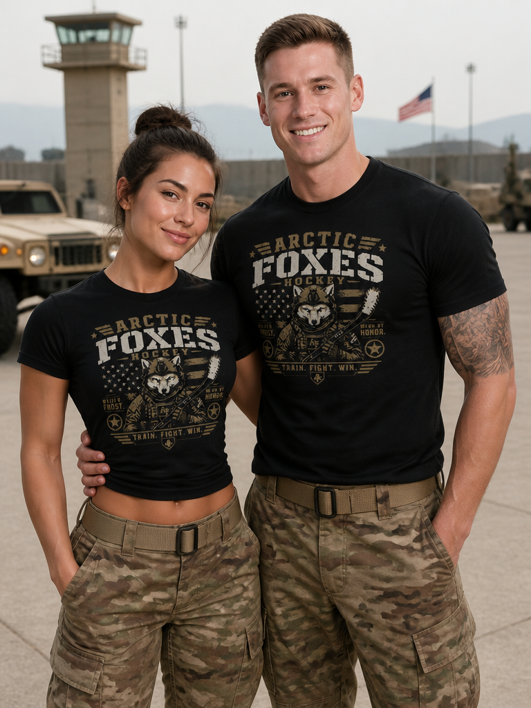 Arctic Foxes Hockey – Train. Fight. Win. Tactical Tee