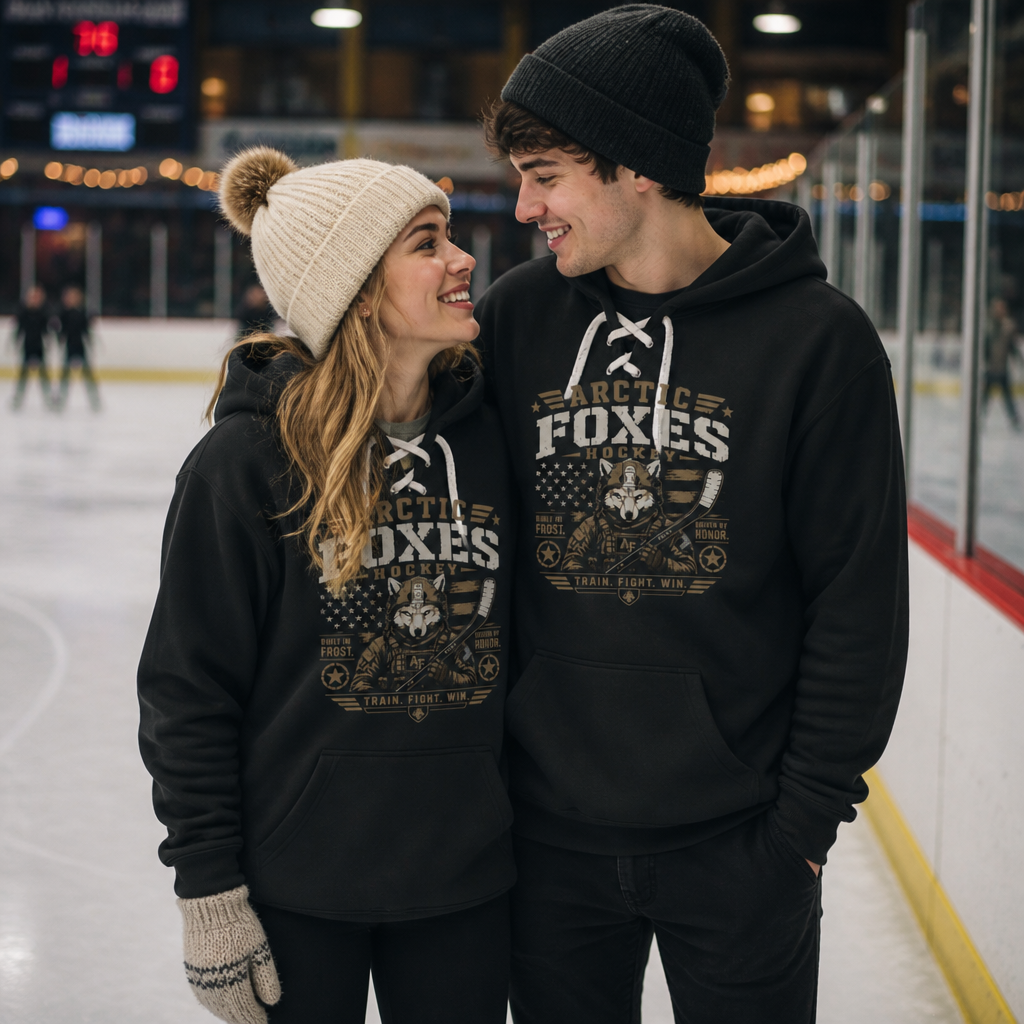 Arctic Foxes Hockey – Train. Fight. Win. Tactical Hoodie