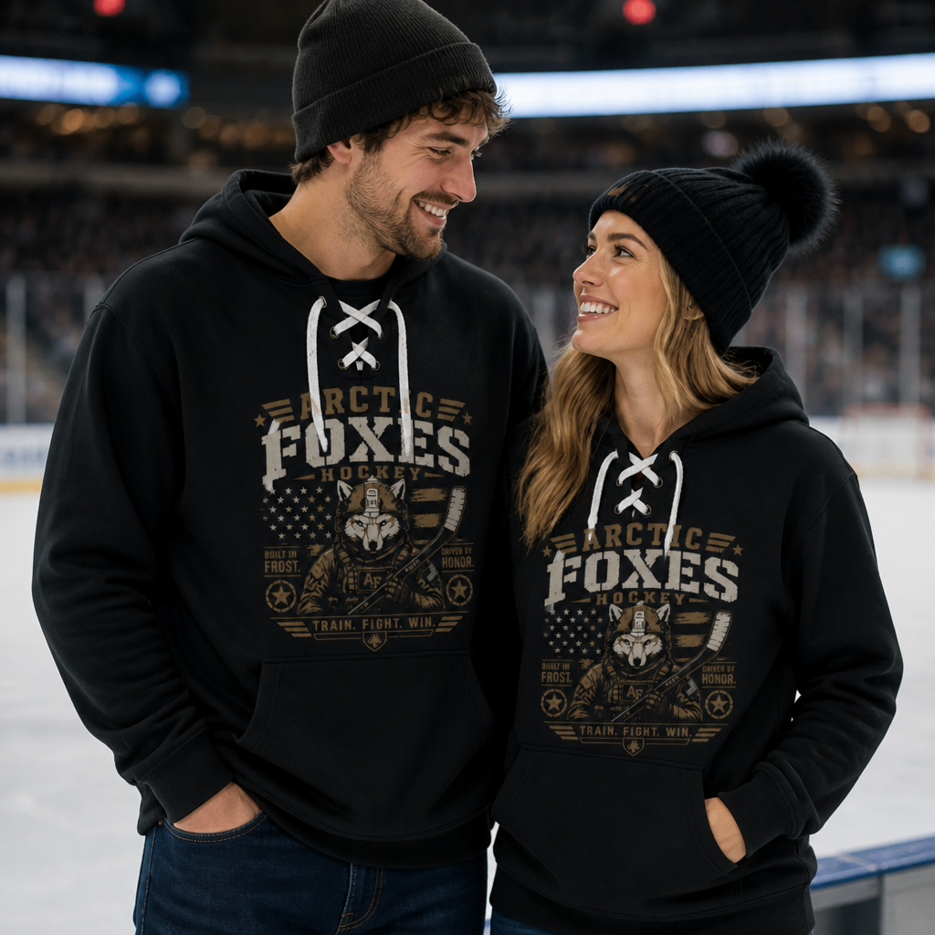 Arctic Foxes Hockey – Train. Fight. Win. Tactical Hoodie