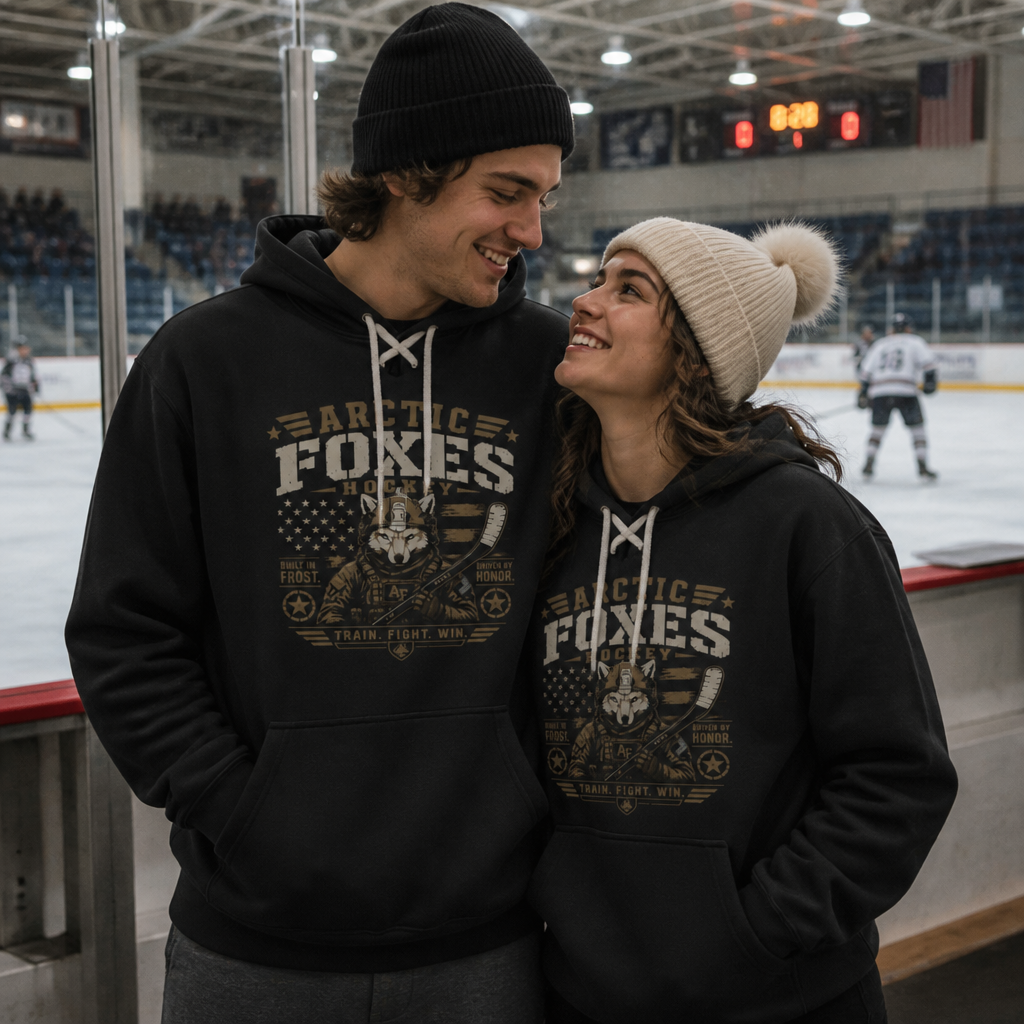 Arctic Foxes Hockey – Train. Fight. Win. Tactical Hoodie