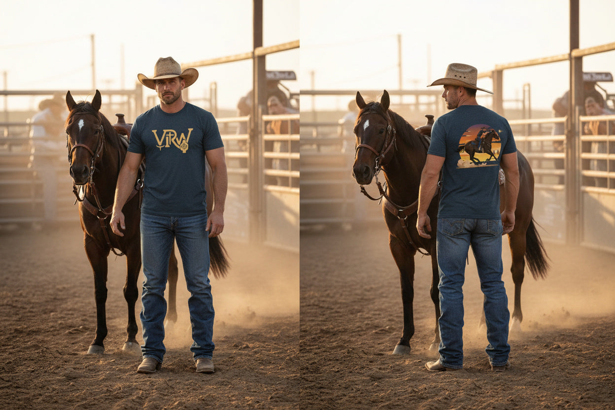 Valor Ranch Mounted Shooting Tee modern