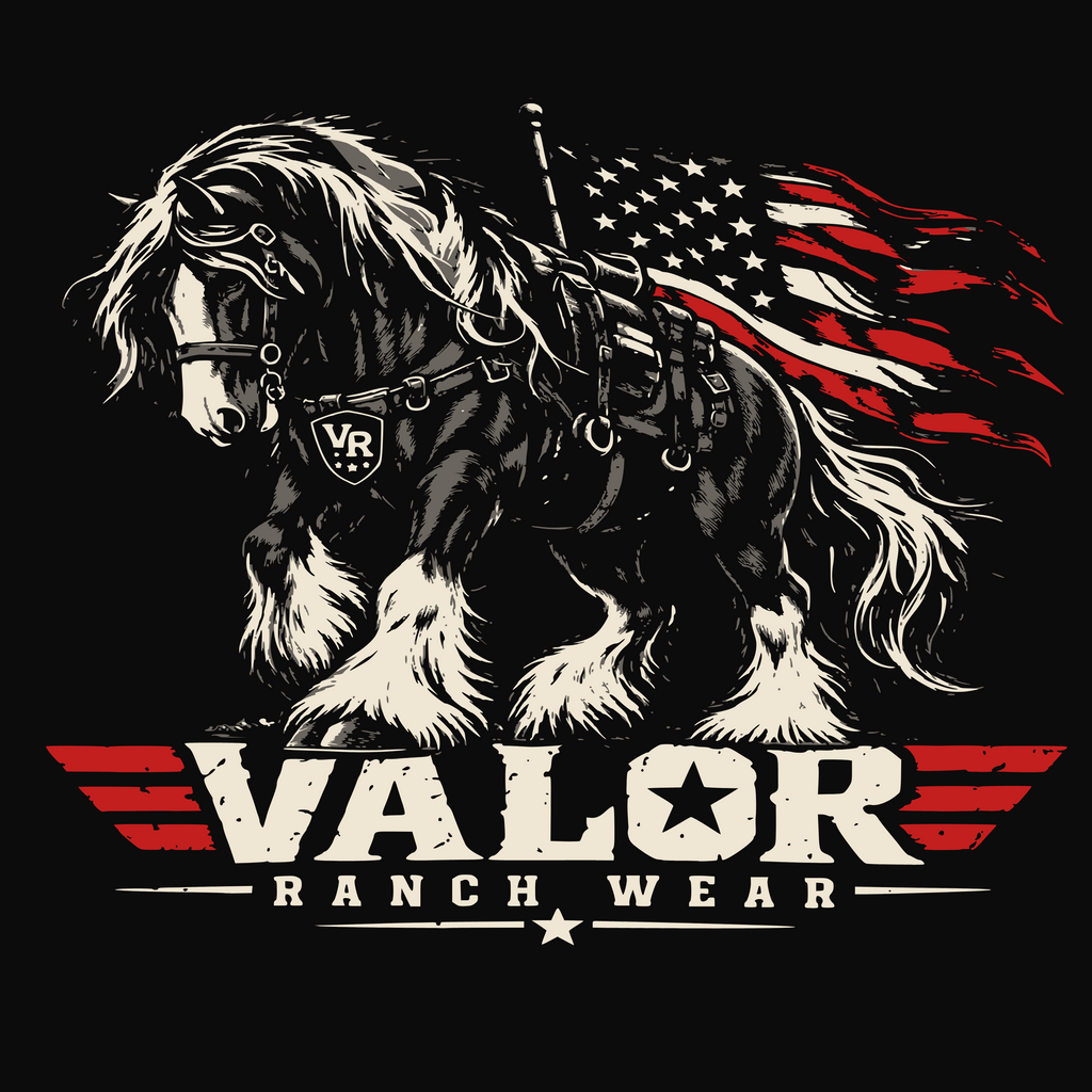Built to Carry the Mission – Valor Ranch Shire Horse Tee