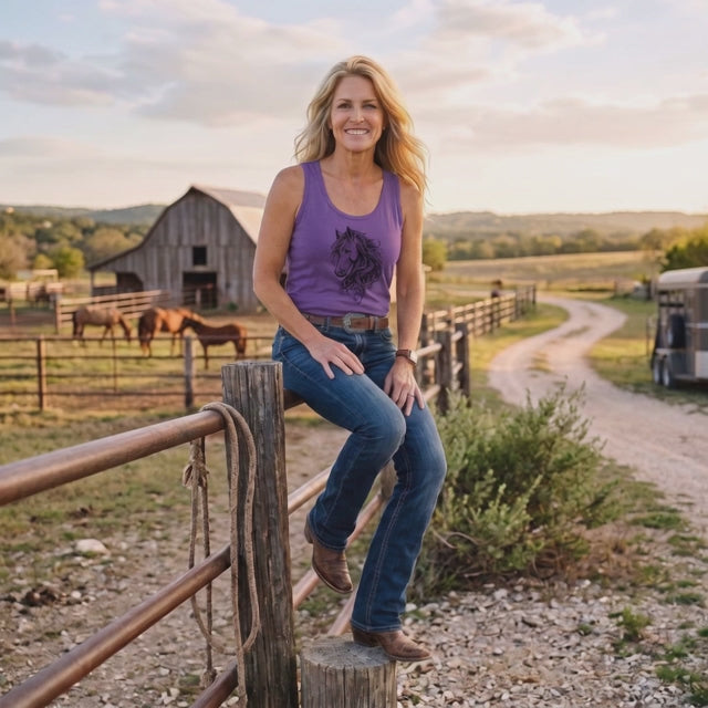 Wild Elegance Horse Tank – Free Spirit Collection