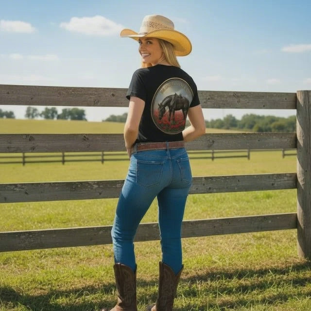 bridled veterans Remembrance Graphic Tee