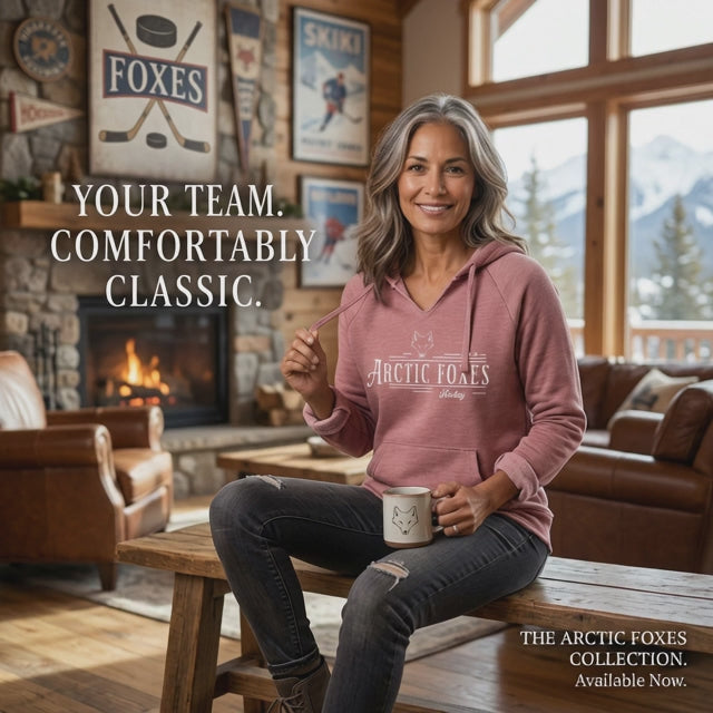 Arctic Foxes Hockey Mom Hoodie