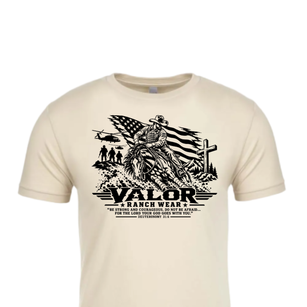 Faith, Freedom & Valor – Reining Horse T-shirt